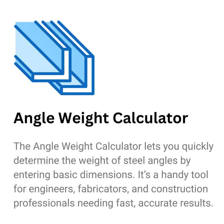 Angle Weight Calculator