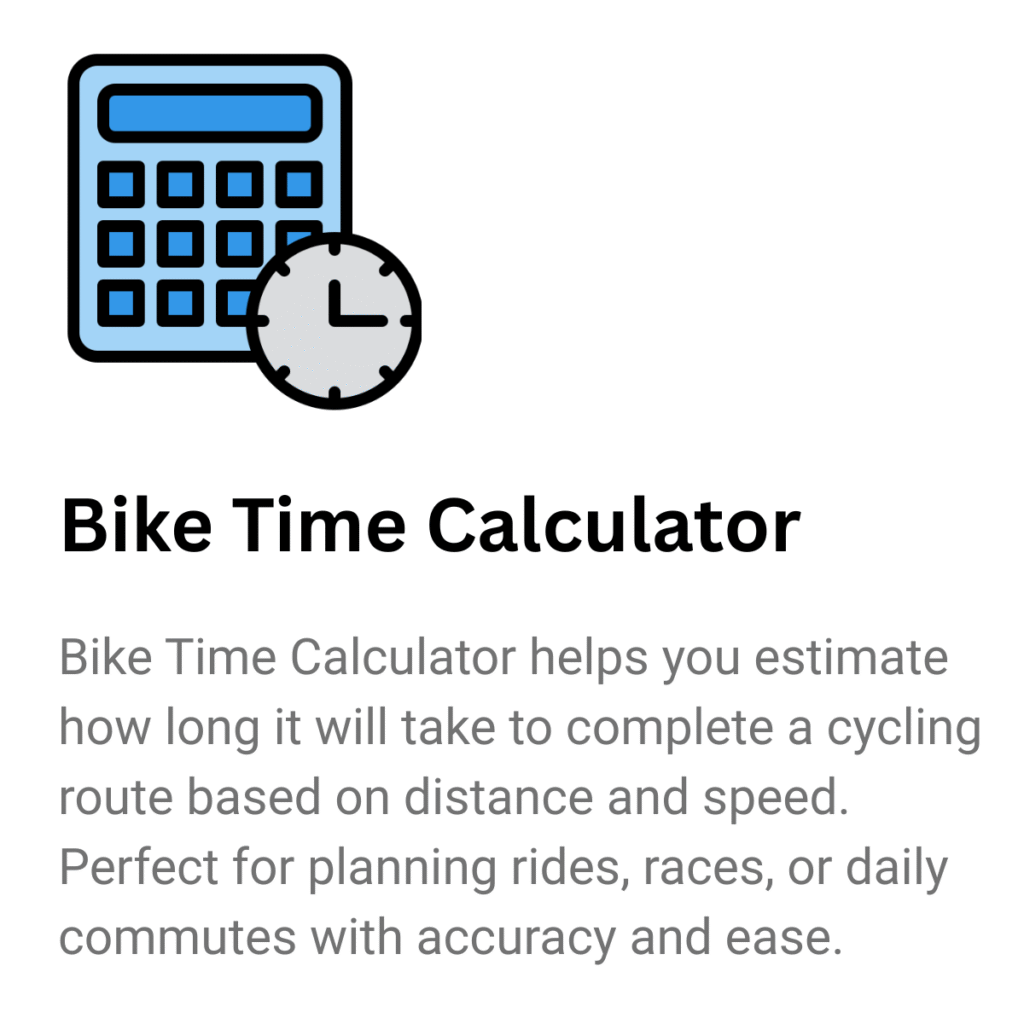 Bike Time Calculator