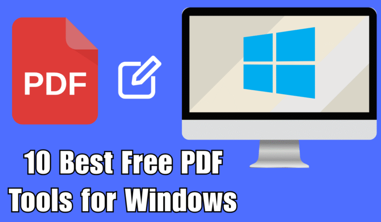 10 Best Free PDF Tools for Windows